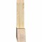 Ekena Millwork Portland Rough Sawn Timber Gable Bracket, Douglas Fir, 72"W x 21"H x 4"D x 6"F, 7/12 Pitch GBW072X21X0406POR00RDF - alternate 4